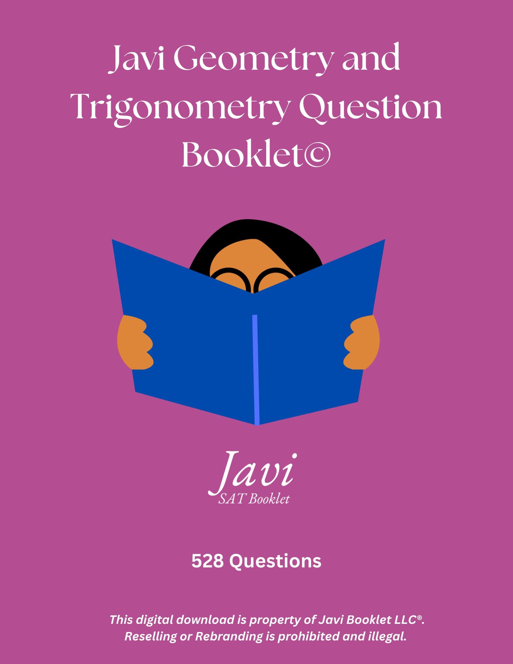 Javi Geometry and Trigonometry Question Booklet